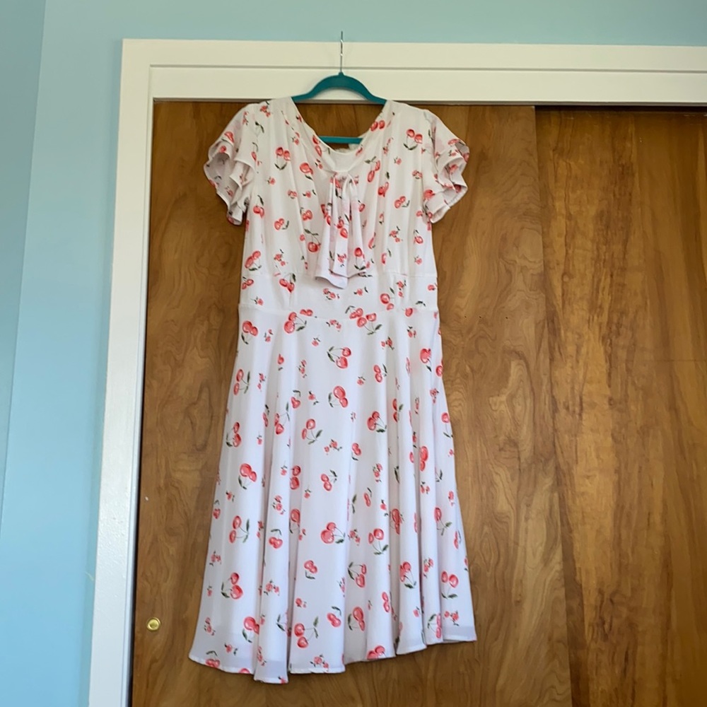 Unique Vintage Cherry Dress